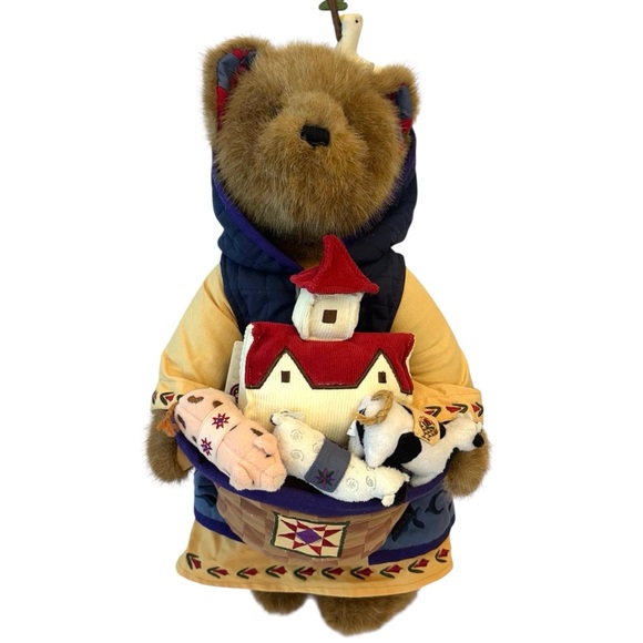 JIM SHORE BOYDS BEARS by Enesco All Aboard #92006-16 Large Plush Bear Noah Ark - Picture 1 of 16